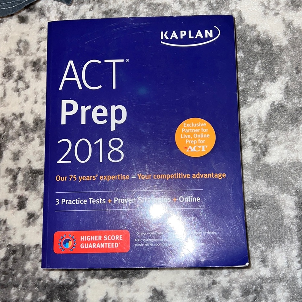 ACT PREP BOOK KAPLAN